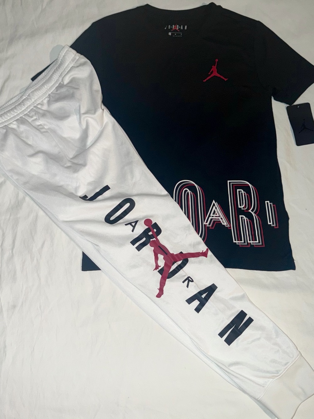 Jordan Boys Youth 2pc Jogger & Tee Set - Medium